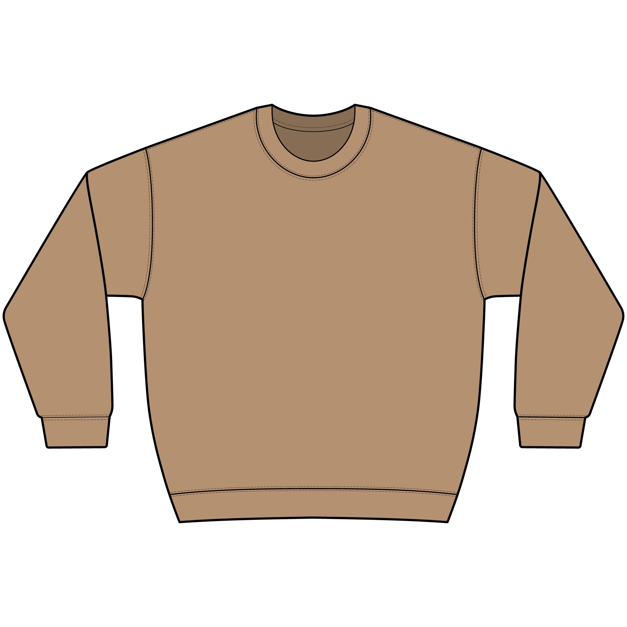 Crewneck Sweatshirt — Classic Neutral Heavyweight Pullover