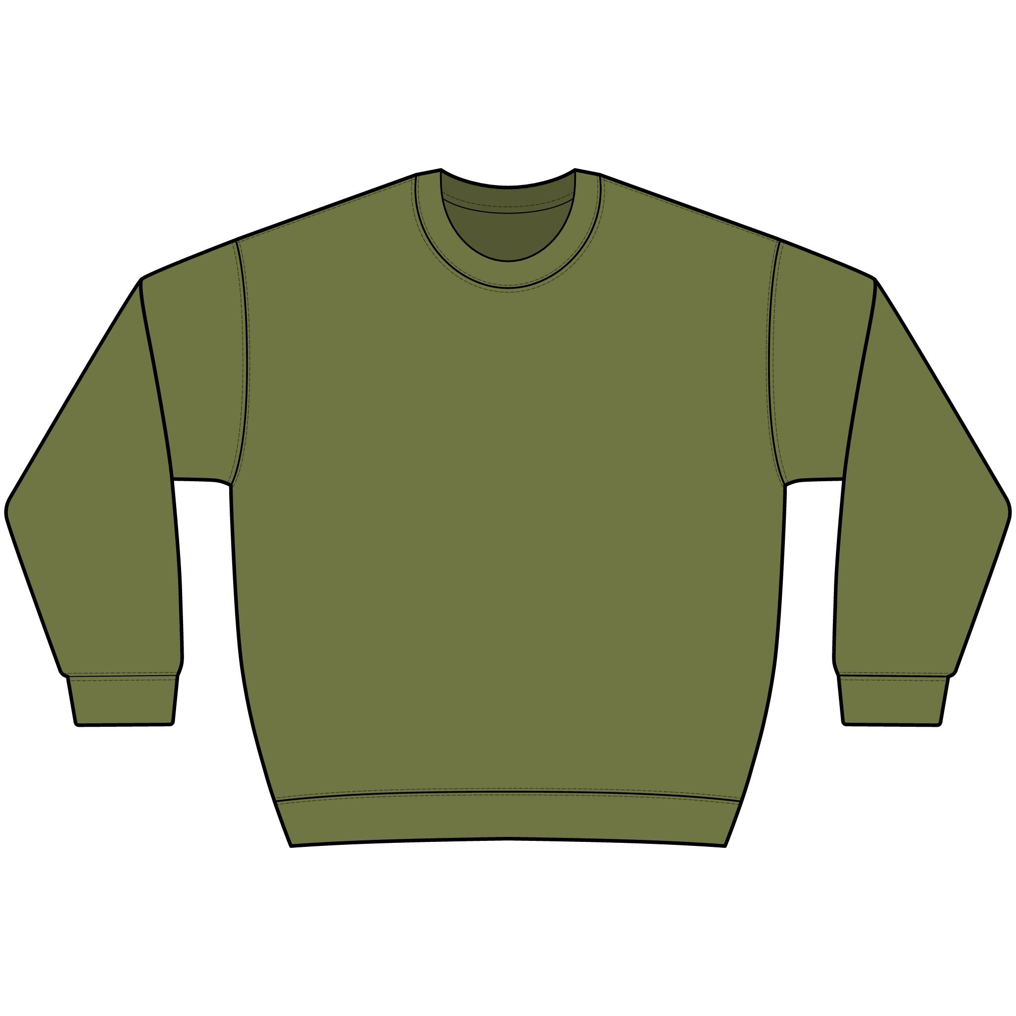 Crewneck Sweatshirt — Classic Neutral Heavyweight Pullover